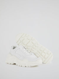 White Runner Original Platform Trainers