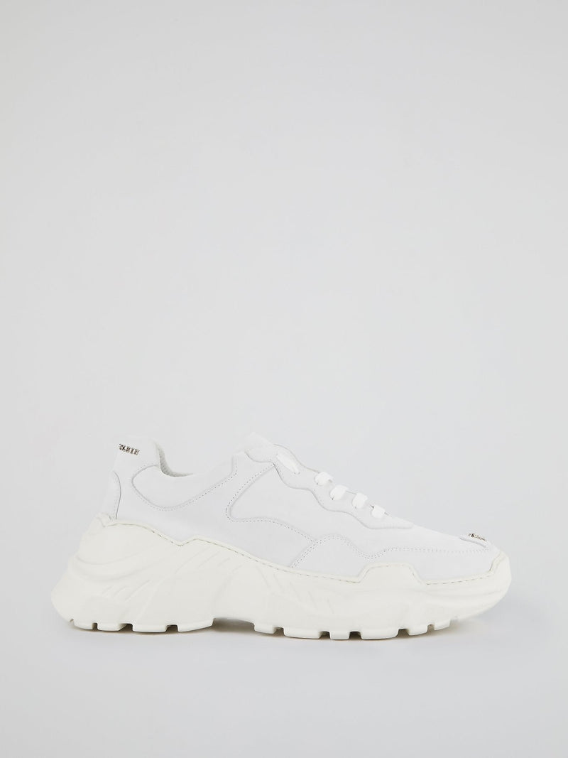 White Runner Original Platform Trainers