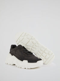 Black Runner Original Platform Trainers