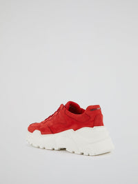 Red Runner Original Platform Trainers