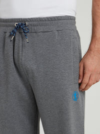 Grey Sport Icon Fleece Pants