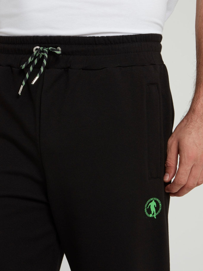 Black Sport Icon Fleece Trousers