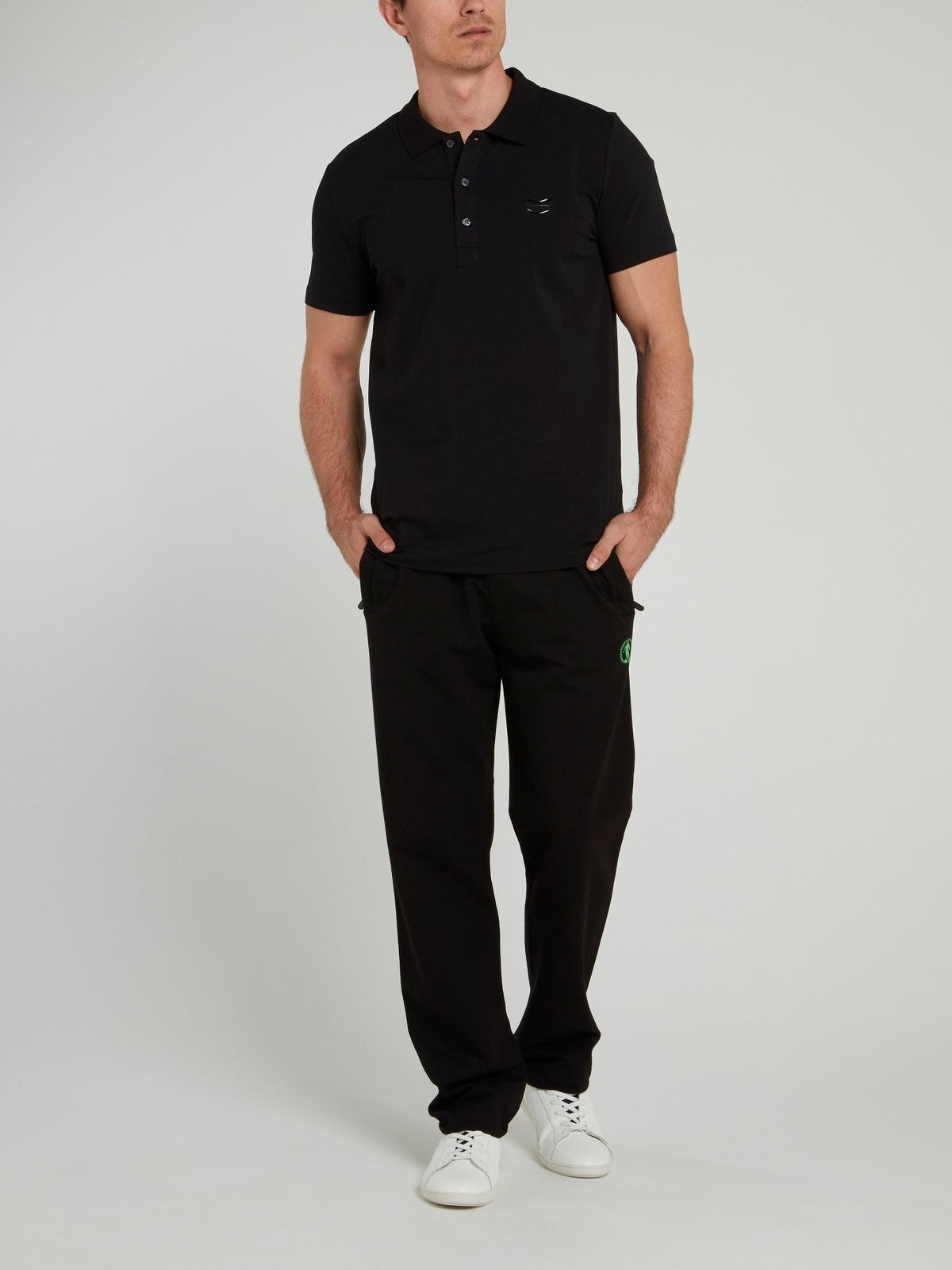 Black Sport Icon Fleece Trousers