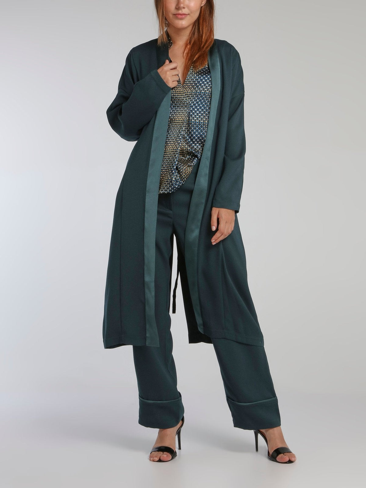 Verseau Teal Palazzo Pants