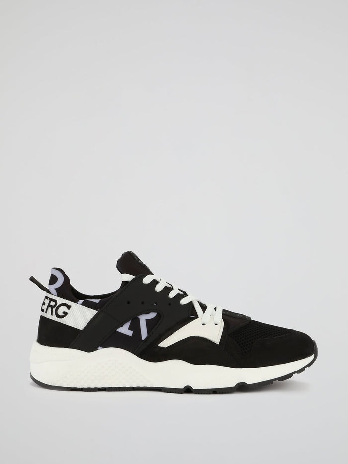 Black Contrast Active Sneakers