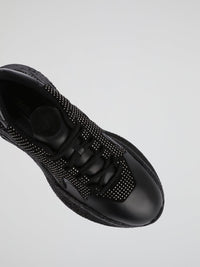 Black Studded V1PER Sneakers