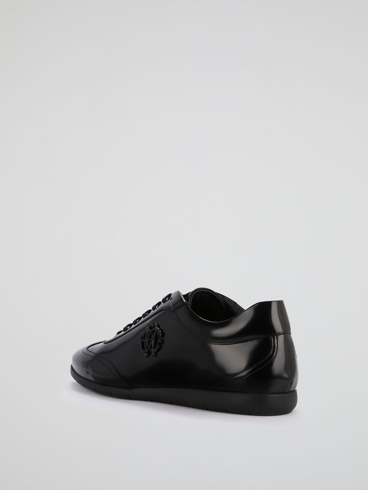 Black Patent Leather Sneakers