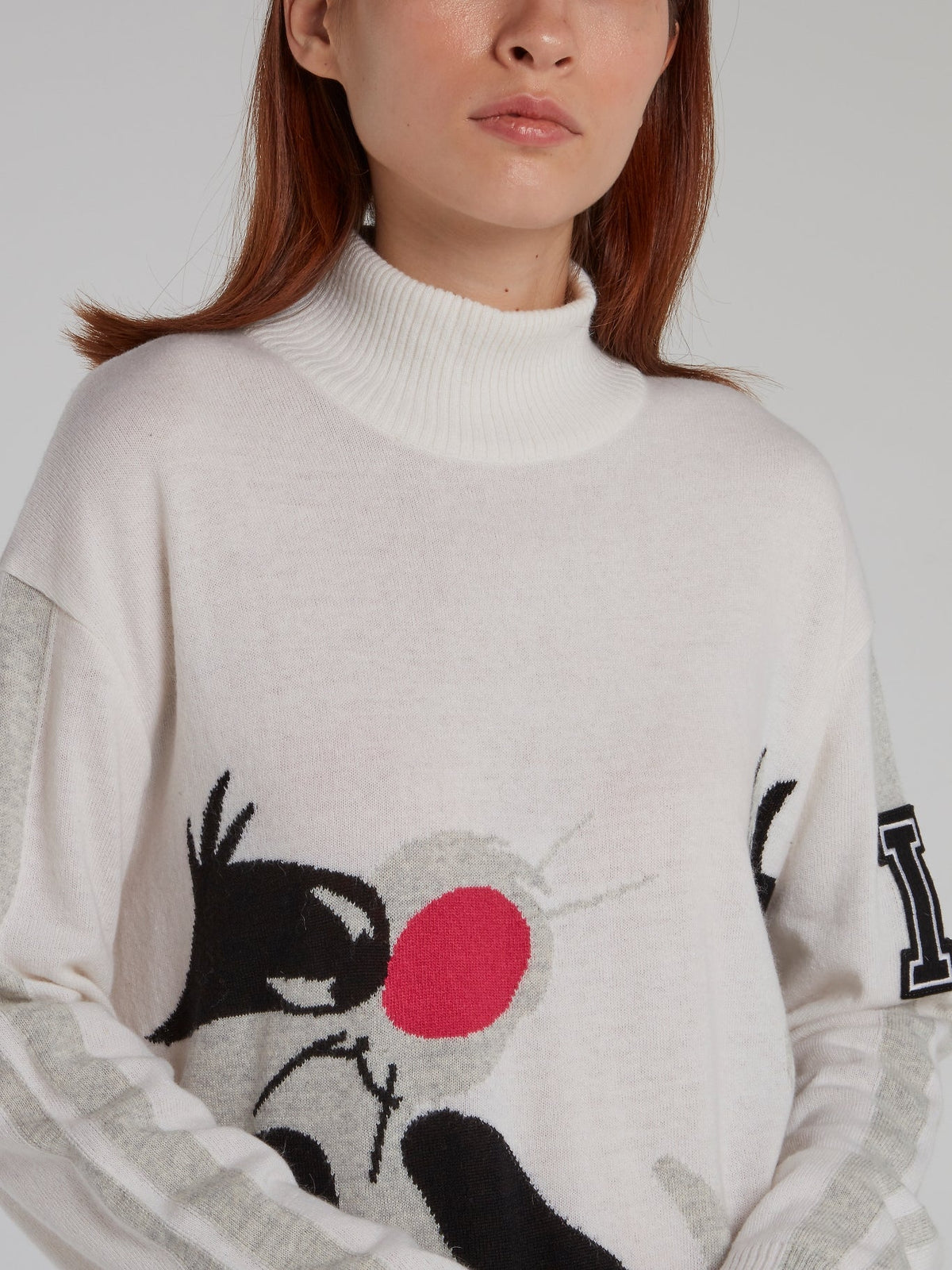 Sylvester The Cat White Sweater Dress