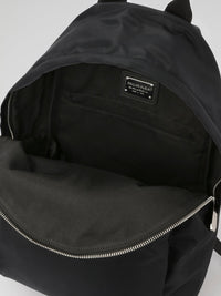 PP1978 Black Logo Strap Backpack