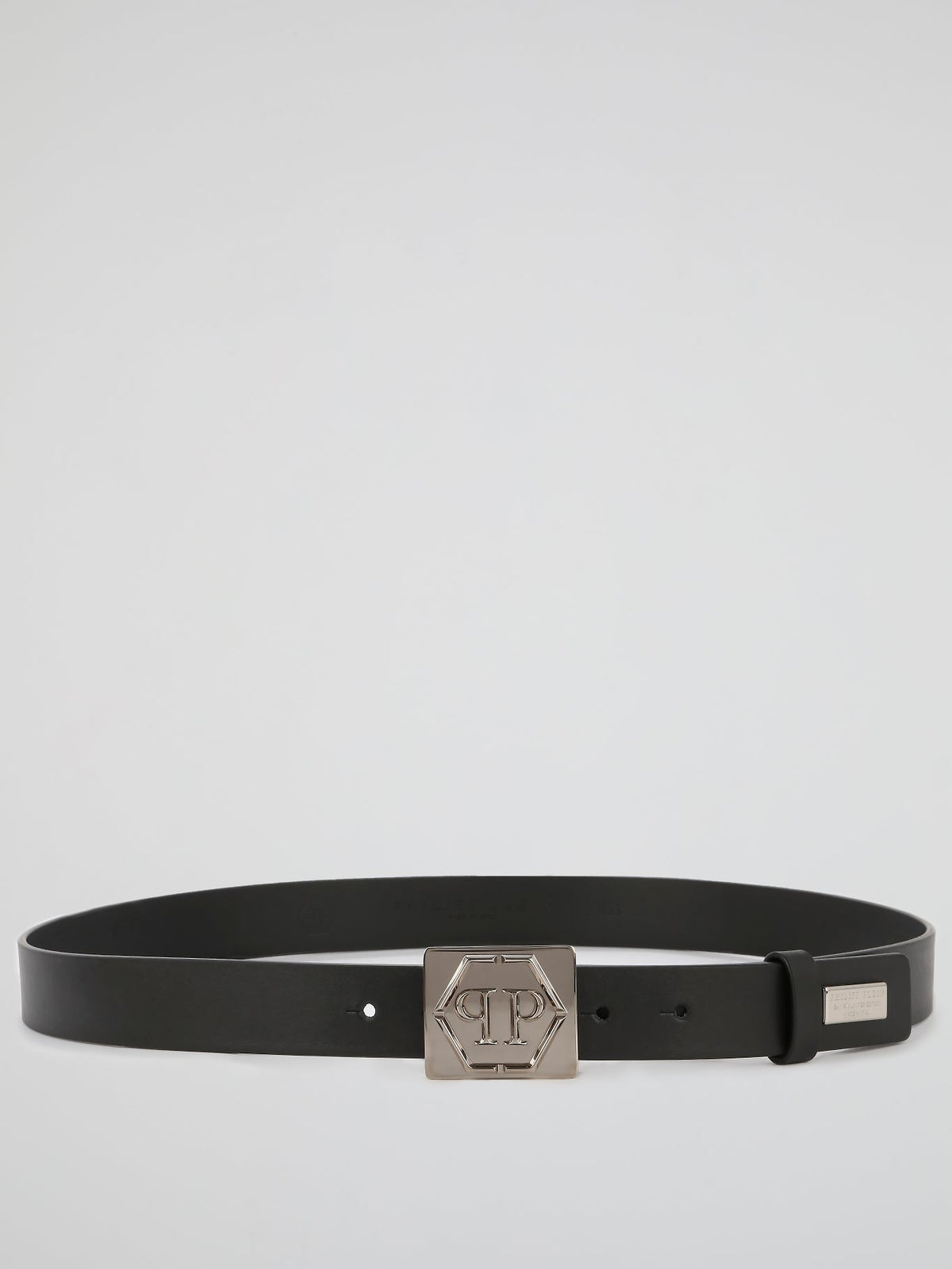 Black Monogram Pin Buckle Belt