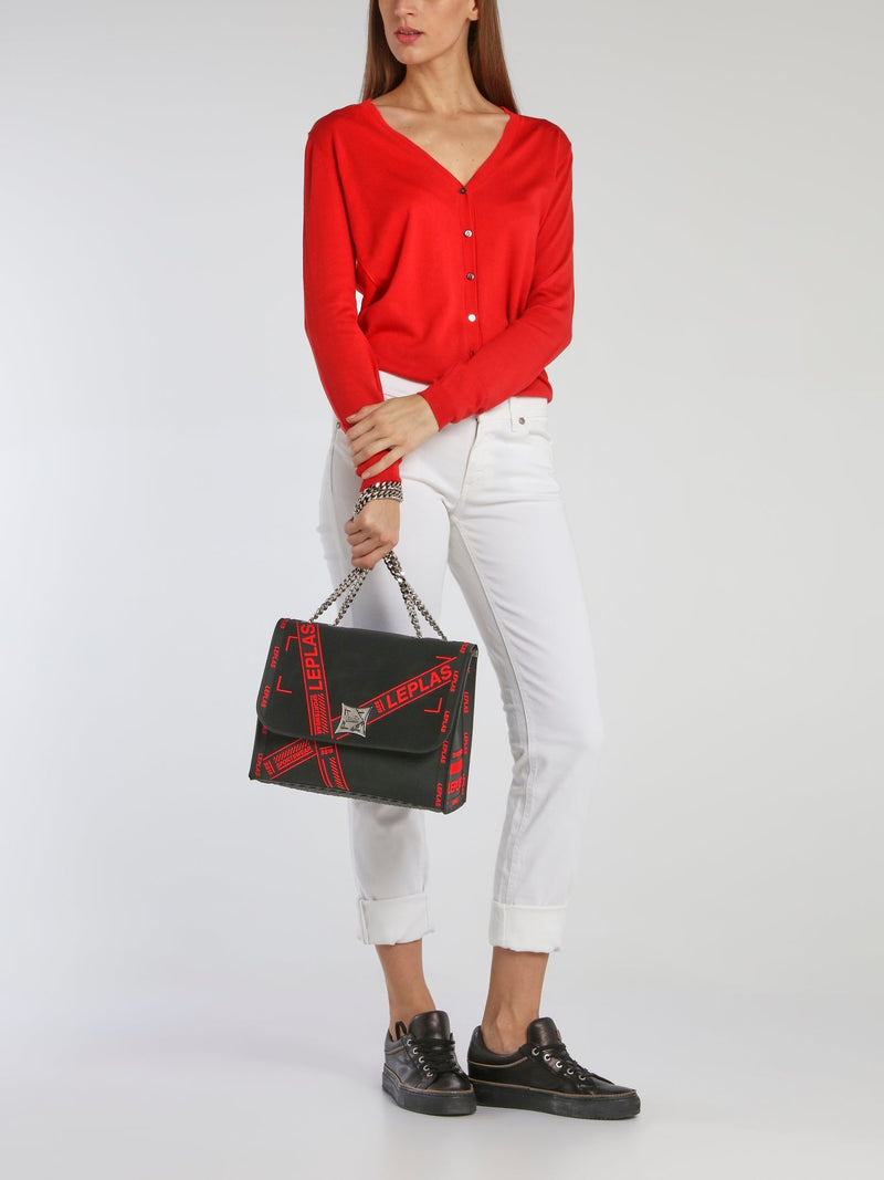 Black Kassandra Neon Shoulder Bag