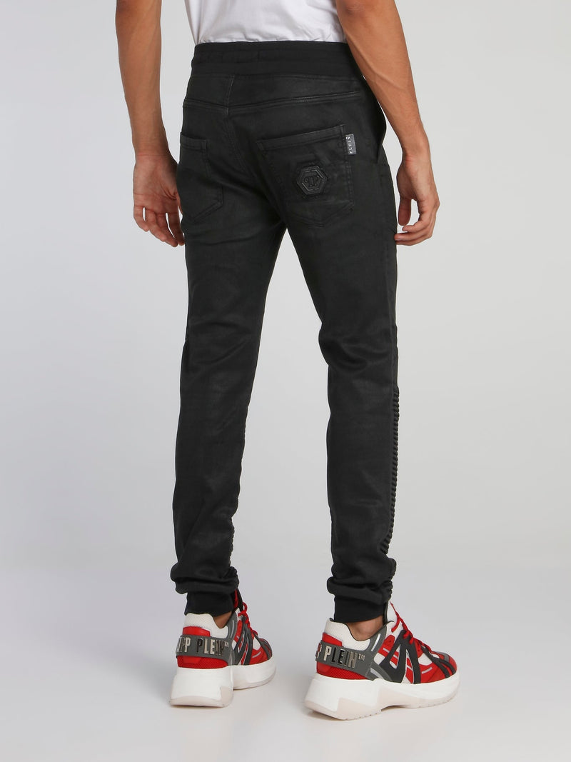 Black Slim Shady Chill Fit Trousers