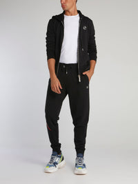 Space Plein Black Jogging Trousers