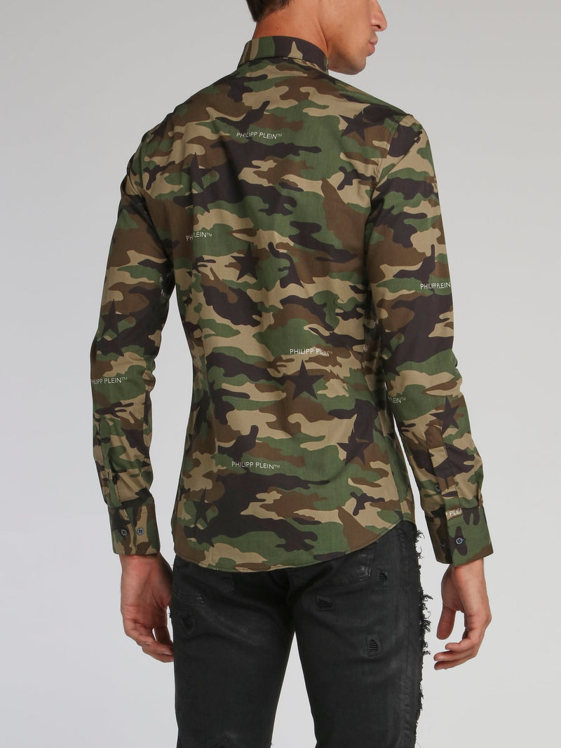 Camo Button Up Shirt