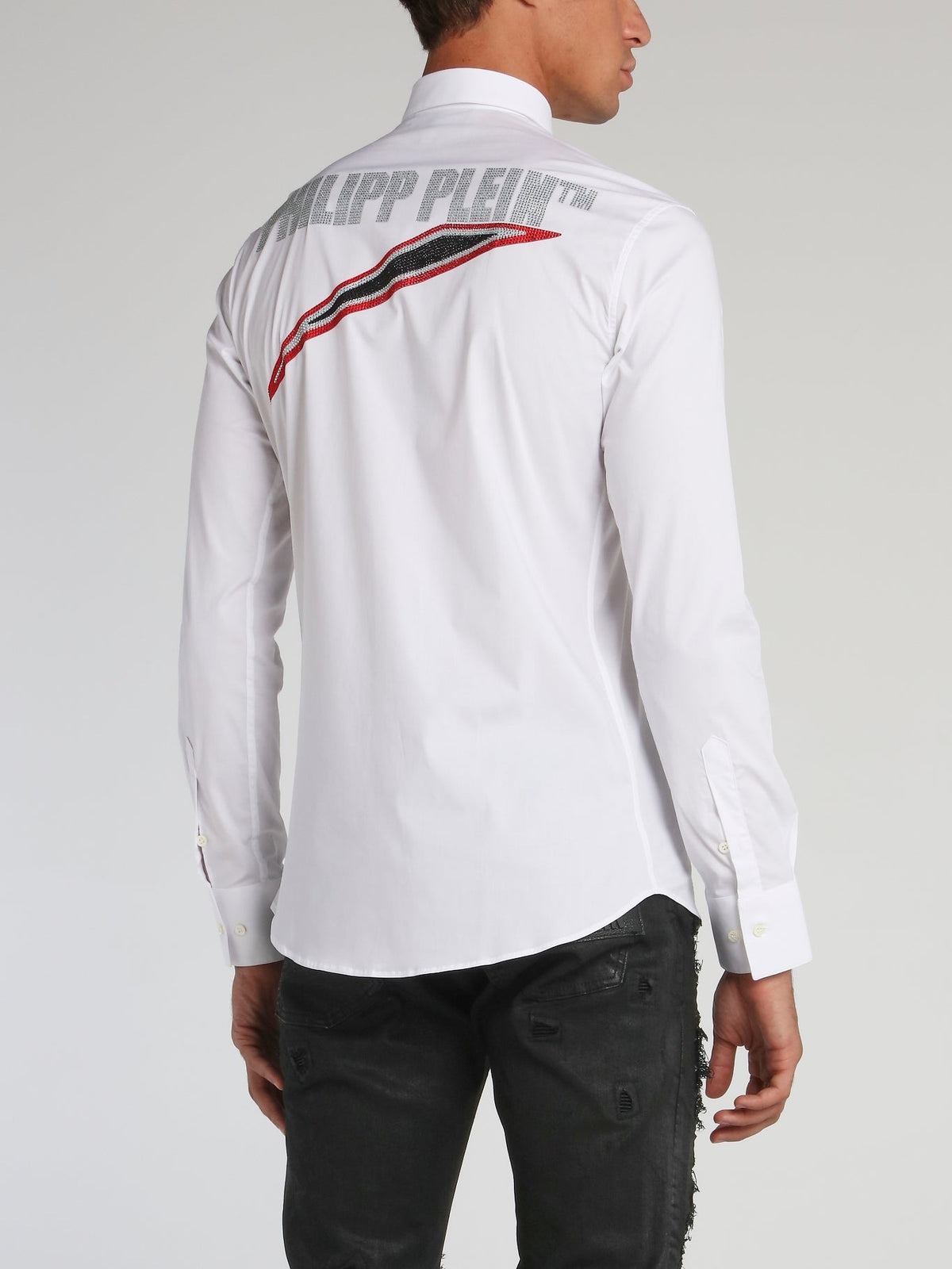 Space Plein White Long Sleeve Shirt