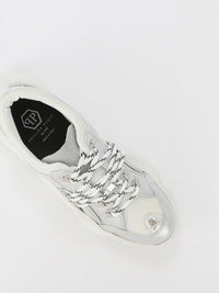 Runner Crystal Metallic Chunky Sneakers