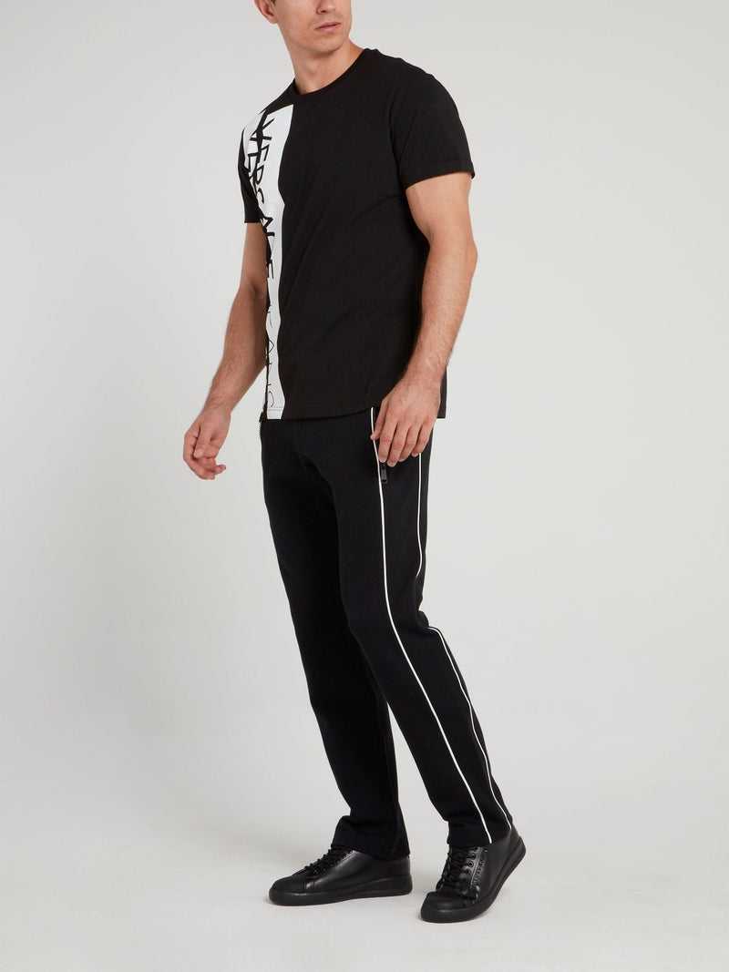 Black Side Stripe Jogging Trousers