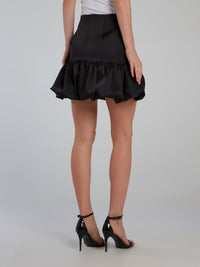 Black Trumpet Mini Skirt