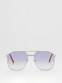 Lavender Gradient Aviator Sunglasses