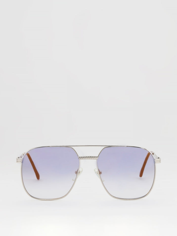 Lavender Gradient Aviator Sunglasses