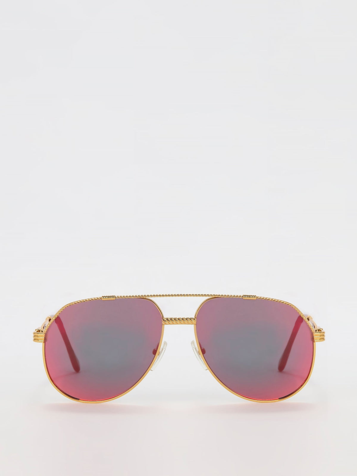 Multi-Flash Lens Aviator Sunglasses