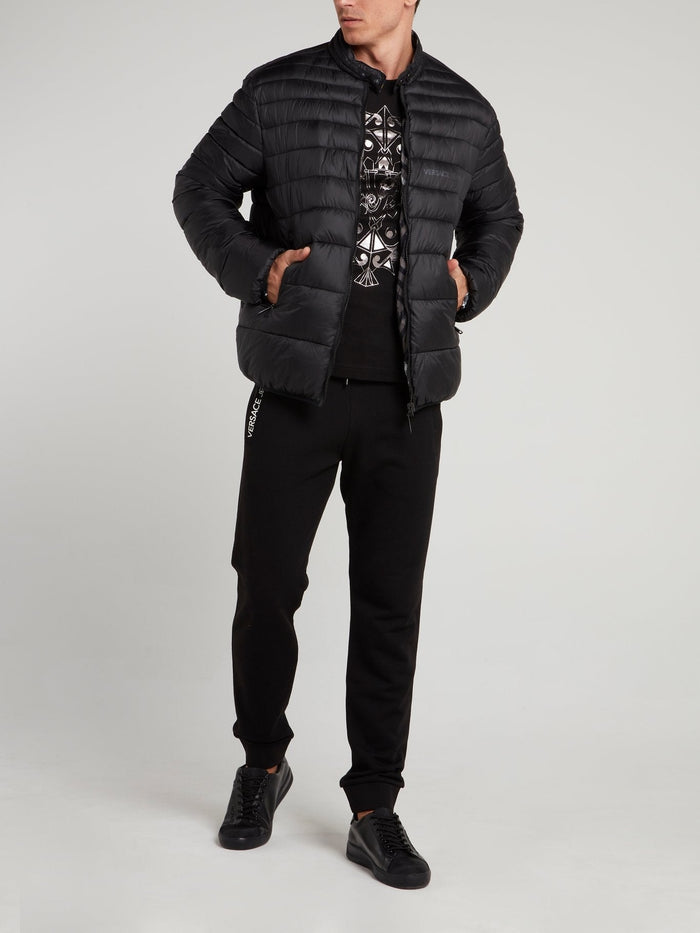 Black Reversible Quilted Jacket