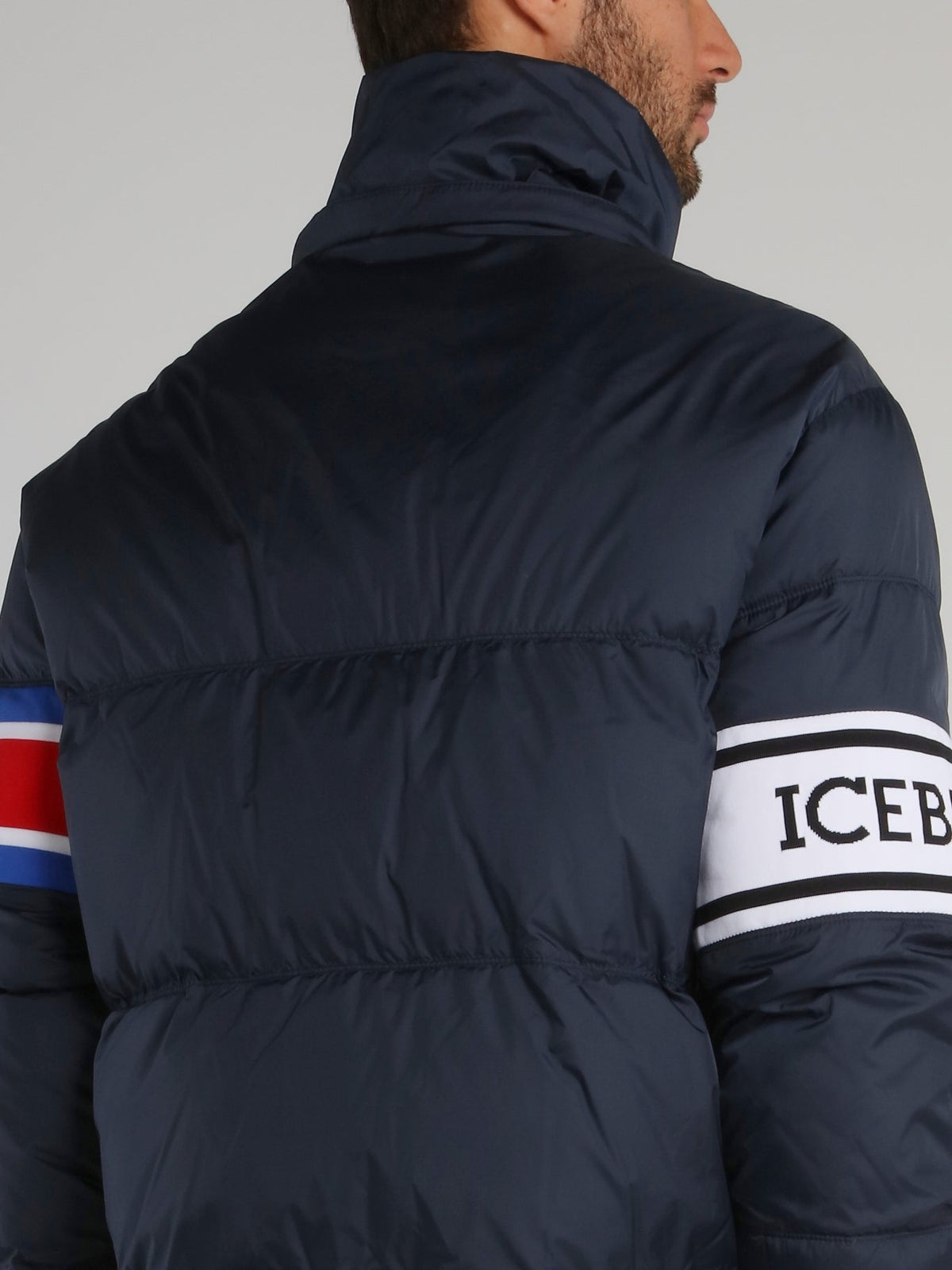 Navy Removable Hood Puffer Jacket