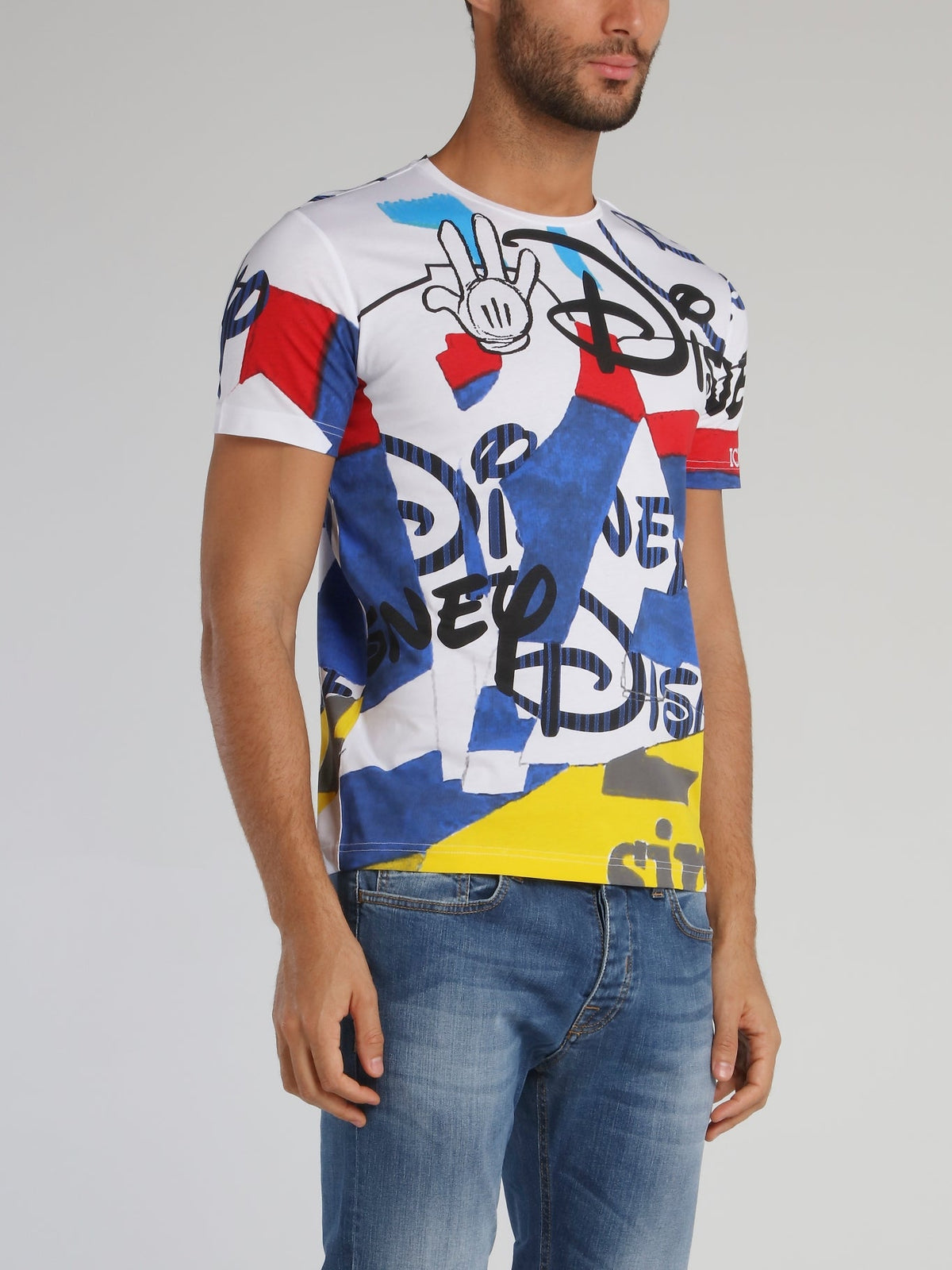 Disney Multicolour Abstract Print T-Shirt