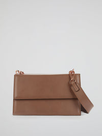 Brown Ada Flap Purse