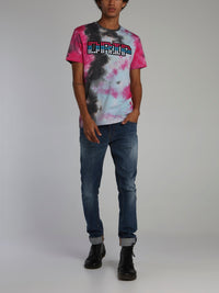 Tie Dye Drip Crewneck T-Shirt