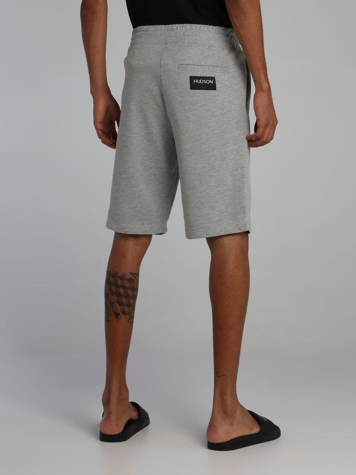 Bear Gang Grey Drawstring Sweatshorts