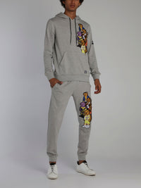 Bear Gang Grey Drawstring Jogging Trousers