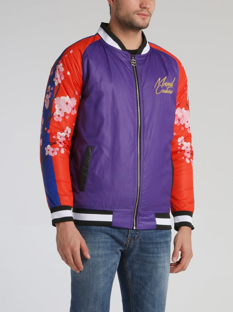 Dragon Retro Raglan Bomber Jacket