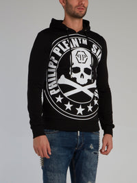 PP1978 Black Skull Hoodie