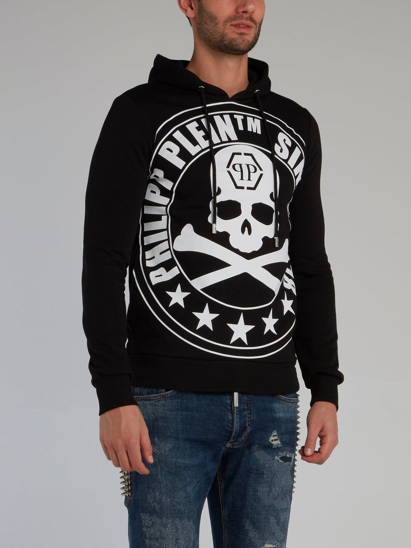 PP1978 Black Skull Hoodie