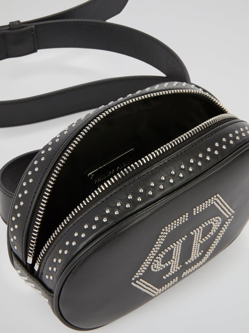 Black Crystal Logo Fanny Pack