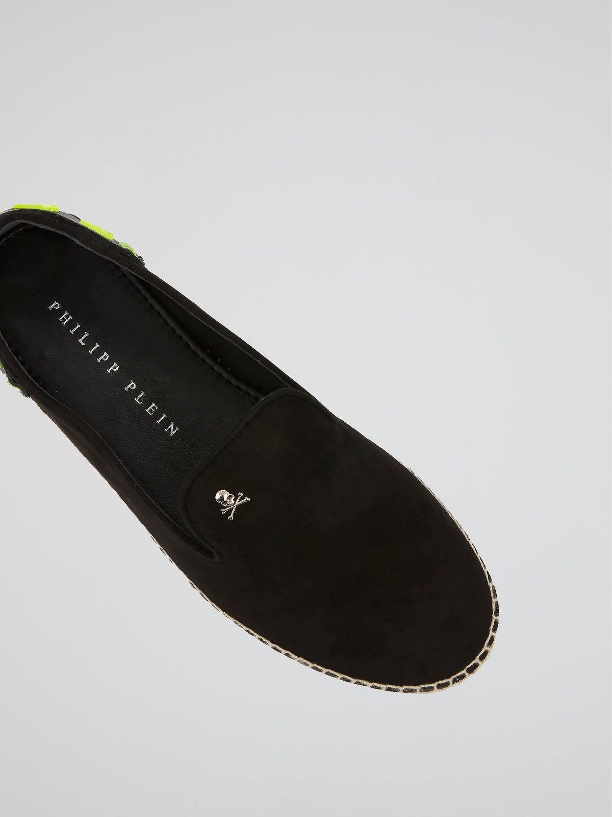 Black Neon Logo Espadrilles