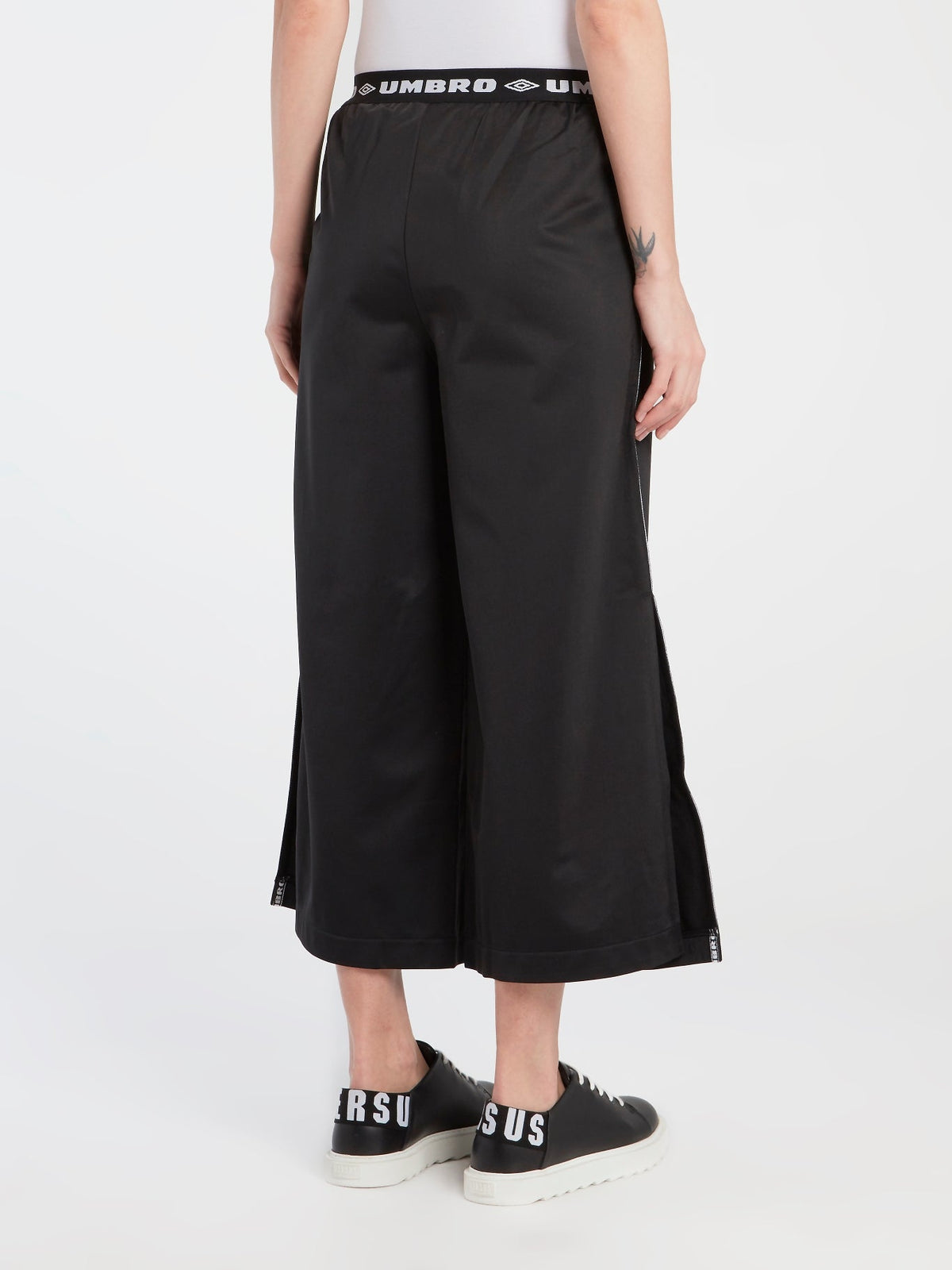 Zatech Black Drawstring Culottes