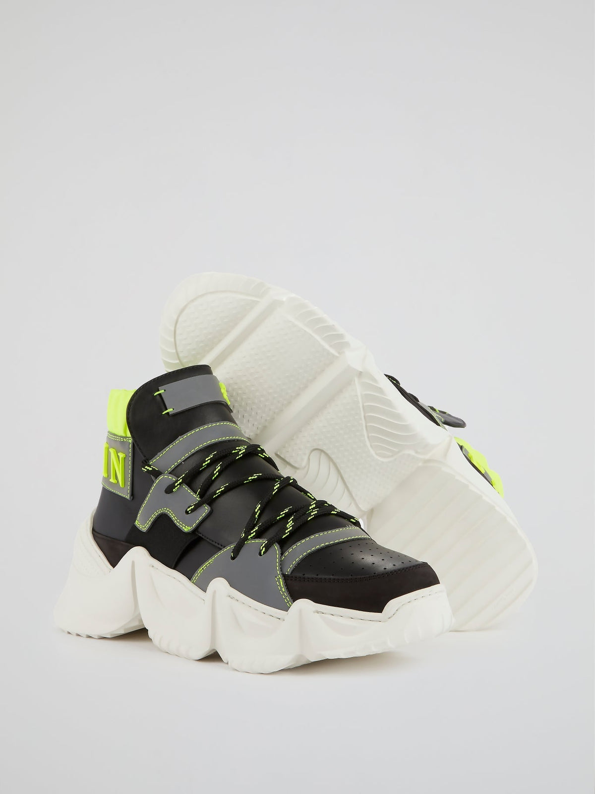 Black Runner Monster 0.2 High Top Sneakers