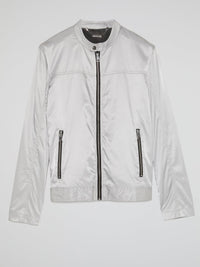 White Zip Up Jacket