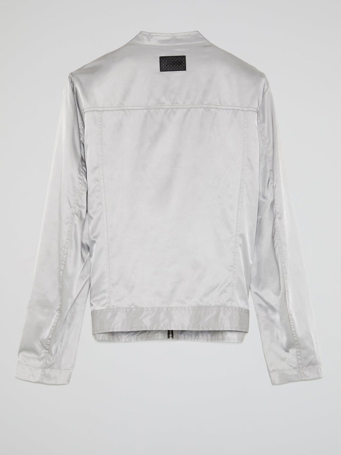 White Zip Up Jacket