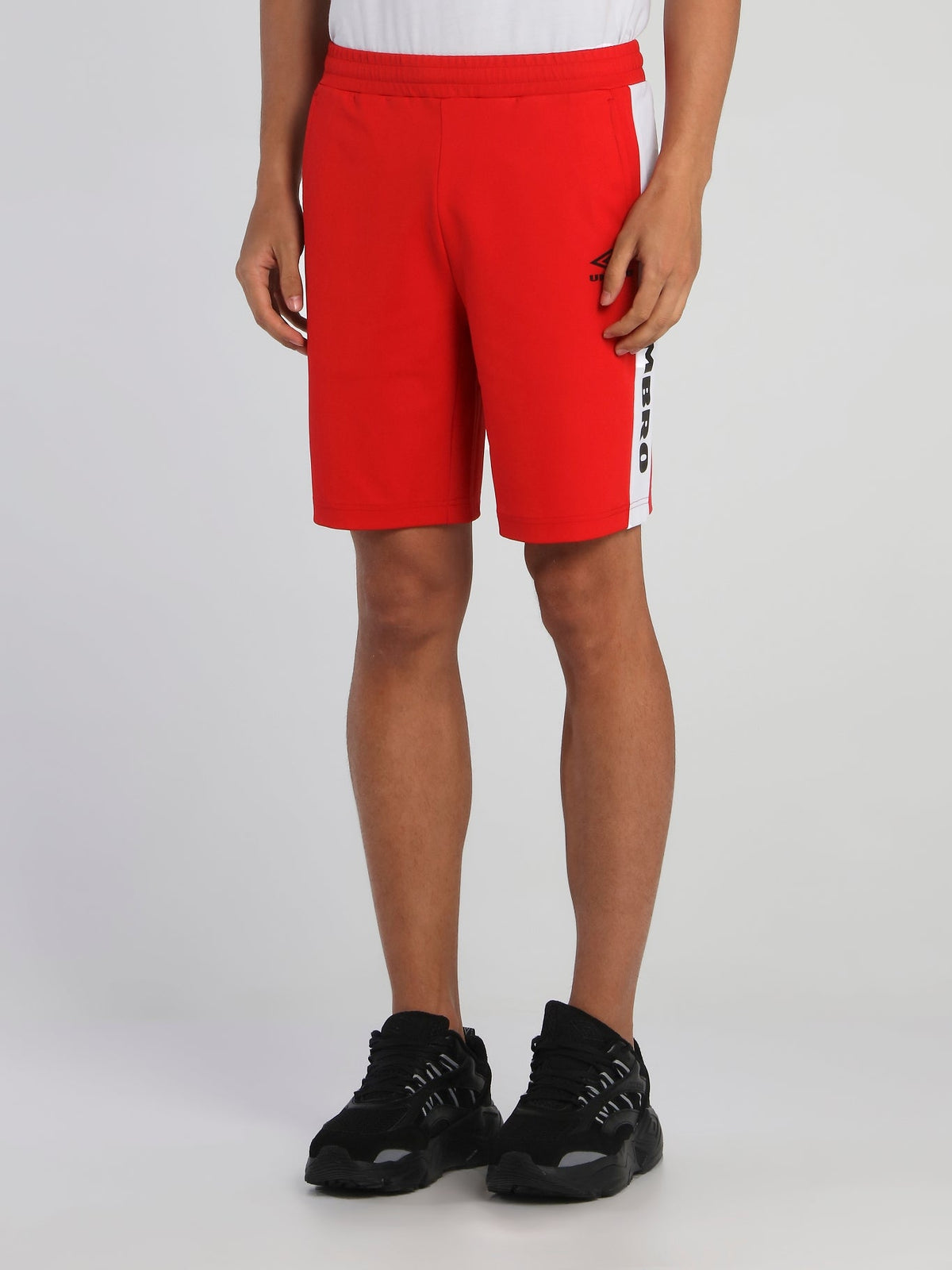 Red Logo Tape Waistband Shorts