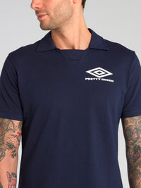 Pretty Green x Umbro Navy Polo Shirt