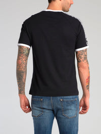 Pretty Green x Umbro Black Contrast Trim T-Shirt