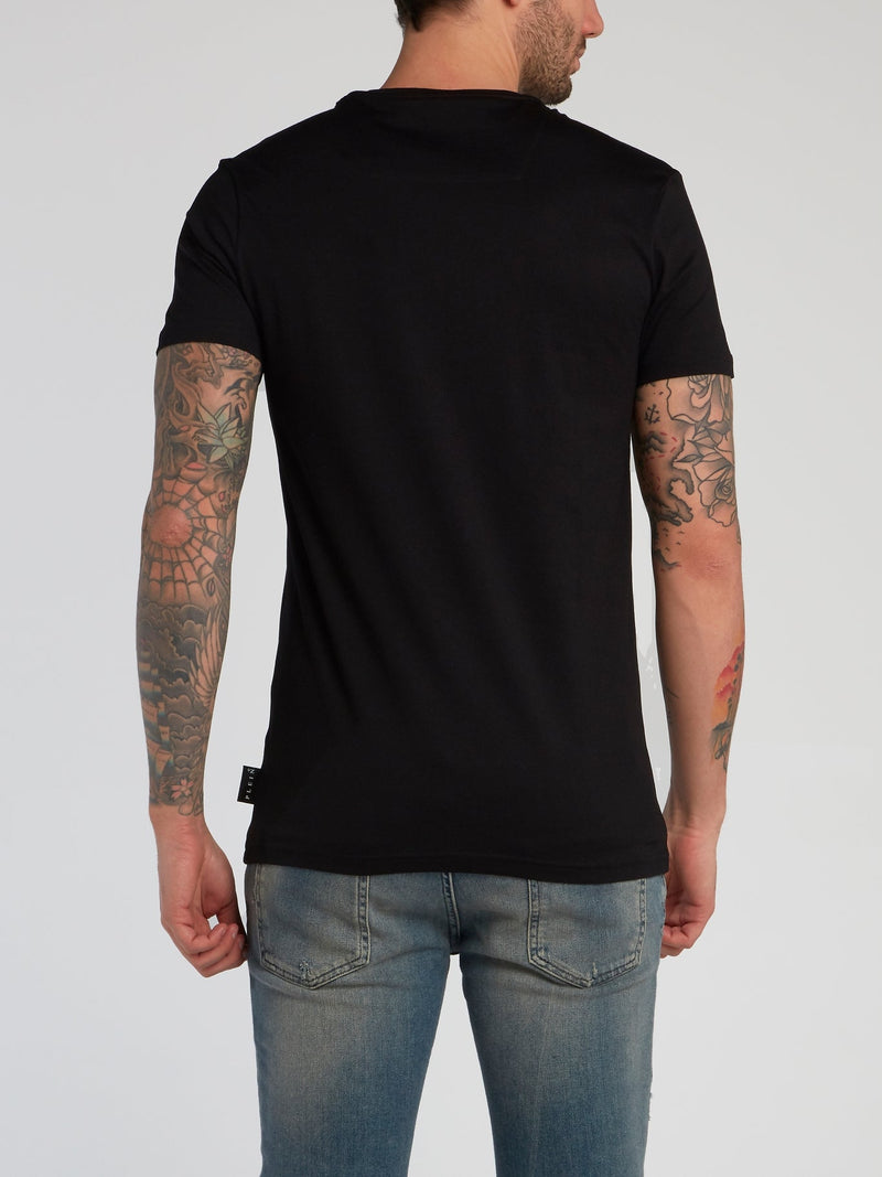 Black Crewneck Logo T-Shirt