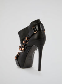 Aeriald Eluxe Black Buckle Boots