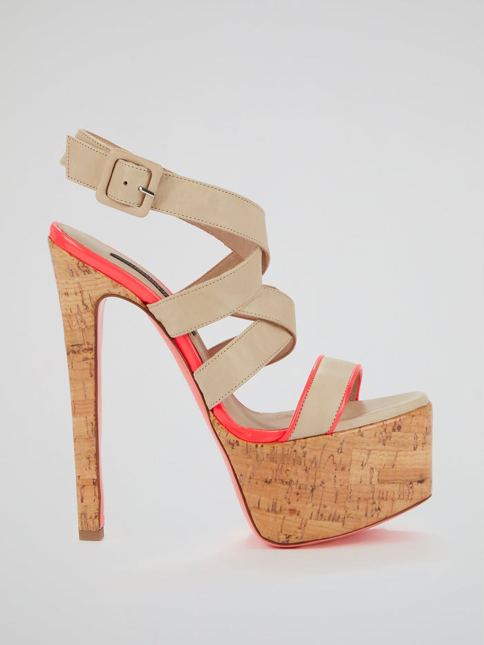 Highlin S12 Cork Platform Pumps