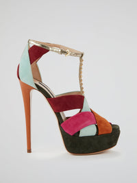 Summit Suede Colour Block Stilettos