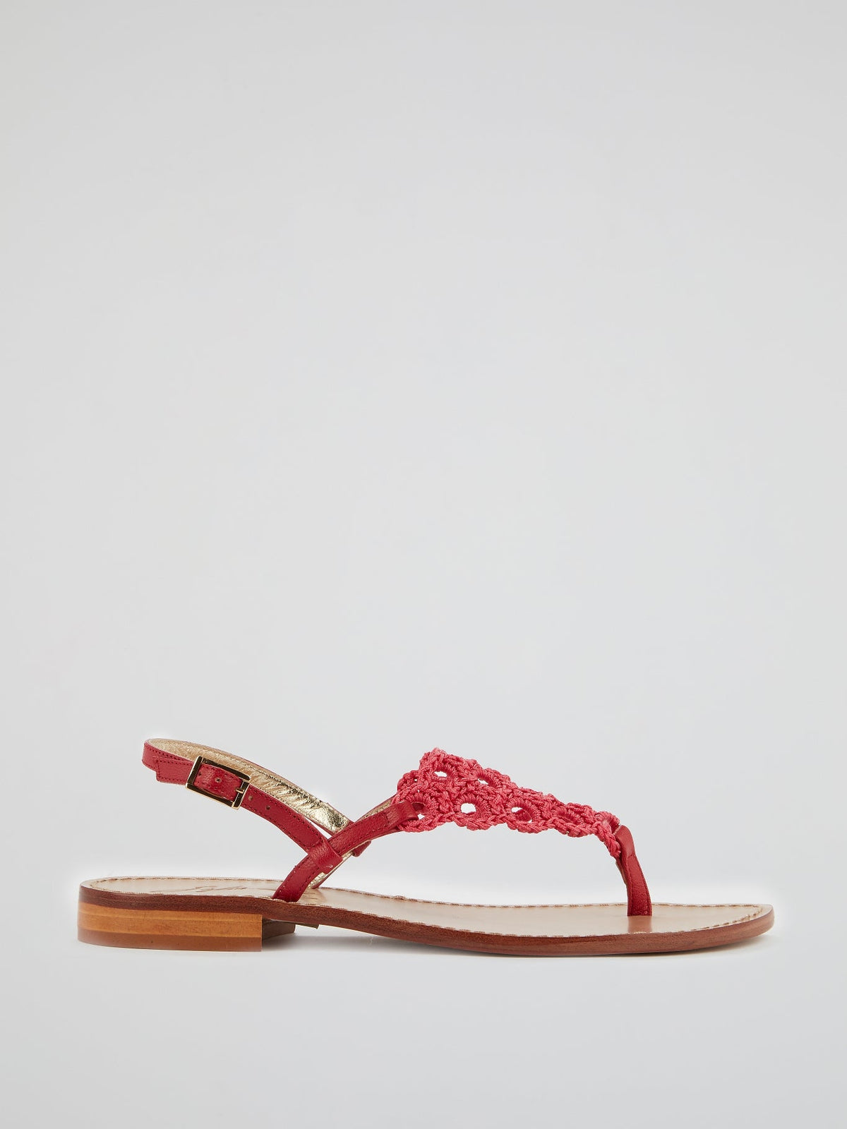 Susanna Crochet Flat Sandals