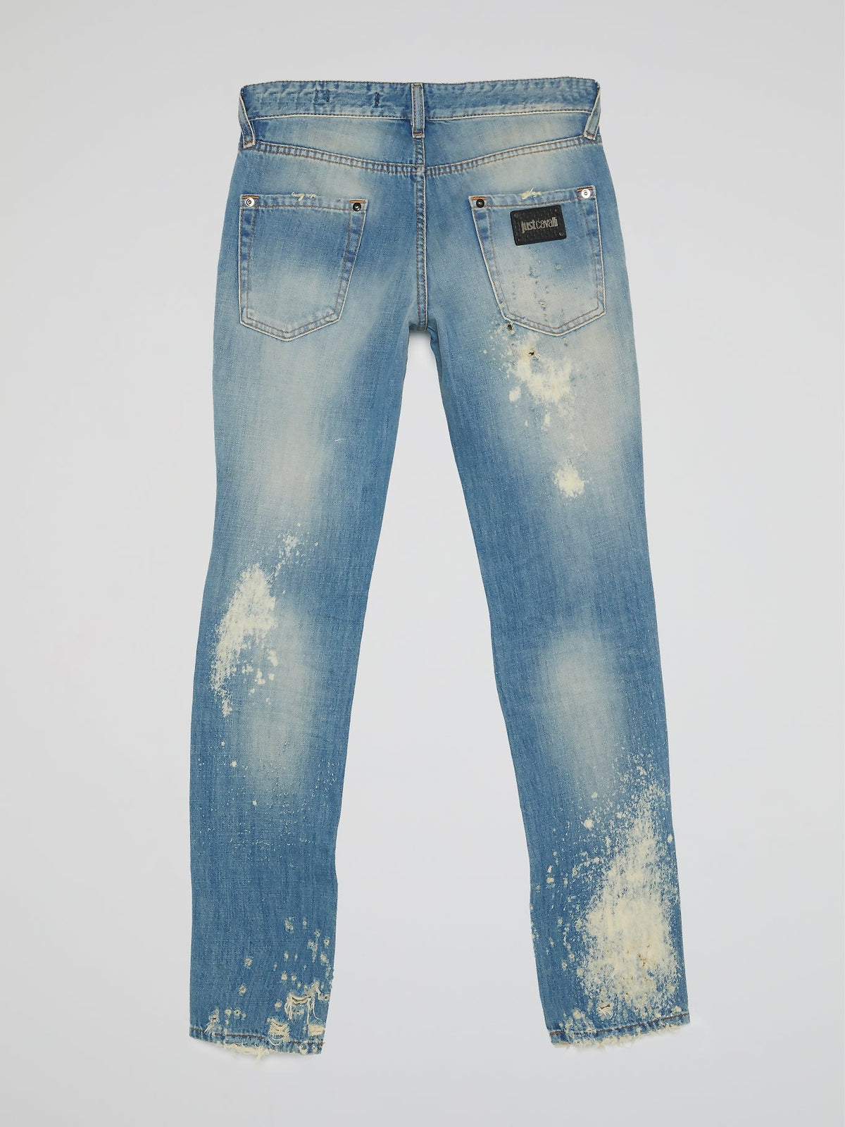 Acid Wash Distressed Jeans